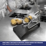 thumbnail of Coupe-frites professionnel 8 x 8 mm sur socle epoxy Louis Tellier - couteau étamé + poussoir 8 mm - Made in France - CS08