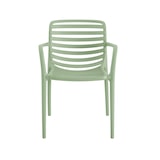 thumbnail of METRO PROFESSIONAL Silla apilable con reposabrazos Gastro Elaria, plástico, verde aguacate