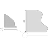 thumbnail of Tapis antidérapant pour tiroirs effet textile Emuca