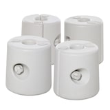 thumbnail of Pack de 4 pesos rellenables para carpas plegables con 9 kg de agua con perillas de fijación Ø22/24x25 cm blanco
