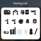 thumbnail of Caméra Sport 4K Ultra HD Étanche WiFi Pour Plongée Et Activités Extérieures Noire YONIS