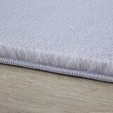 thumbnail of Teppich Waschbar Uni Modern Strapazierfähig Esszimmer Flur Silber 140x200 cm OEKO-TEX Fußbodenheizung geeignet – NECKAR von Kadima Design