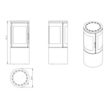 thumbnail of Lareira de bioetanol interior modelo Berlim