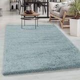 thumbnail of Carpetsale24 Shaggy Hochflor Teppich Blau 280x370 cm Extra Weich & Waschbar - Jute Rückseite, Einfarbig & Flauschig für Wohnzimmer & Schlafzimmer