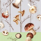 thumbnail of Mank Serviette Airlaid Buliz (Pilze), 40 x 40 cm, 50 Stück