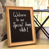 thumbnail of Securit® Tableau Noir – Cadre Doré Élégant – Structure en Bois – 65x85 cm