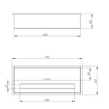 thumbnail of Bio-ethanol haardbrander biohaard in RVS 3,5 lt 45,7X18,7XH9,5 cm