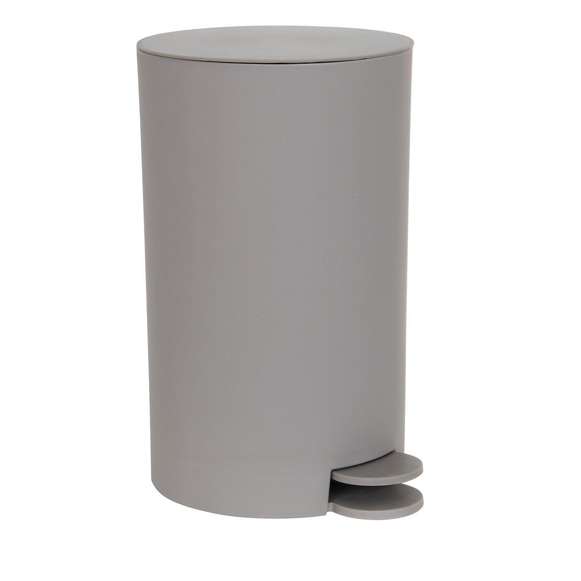 MSV - Cubo de basura con pedal Osaki 3 L en color gris 14,5x15,5x27cm