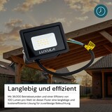 thumbnail of LUXULA LED Fluter LX400100 10 W 3000 K warmweiß schwarz IP65