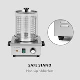 thumbnail of Wurstfabrik 450 Hot Dog Maker 450W 5L 30-100°C Glas Edelstahl Silber
