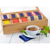 thumbnail of GRÄWE Teebox aus Bambus mit 10 Fächern