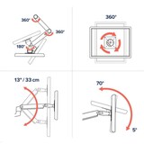 thumbnail of Ergotron LX Monitor Tischhalterung mit C-Klemme (45-608-224), schwarz