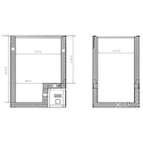 thumbnail of METRO Professional Congelador GHF2400, 136,5 x 73,5 x 83,5 cm, 400 L, 130 W, blanco