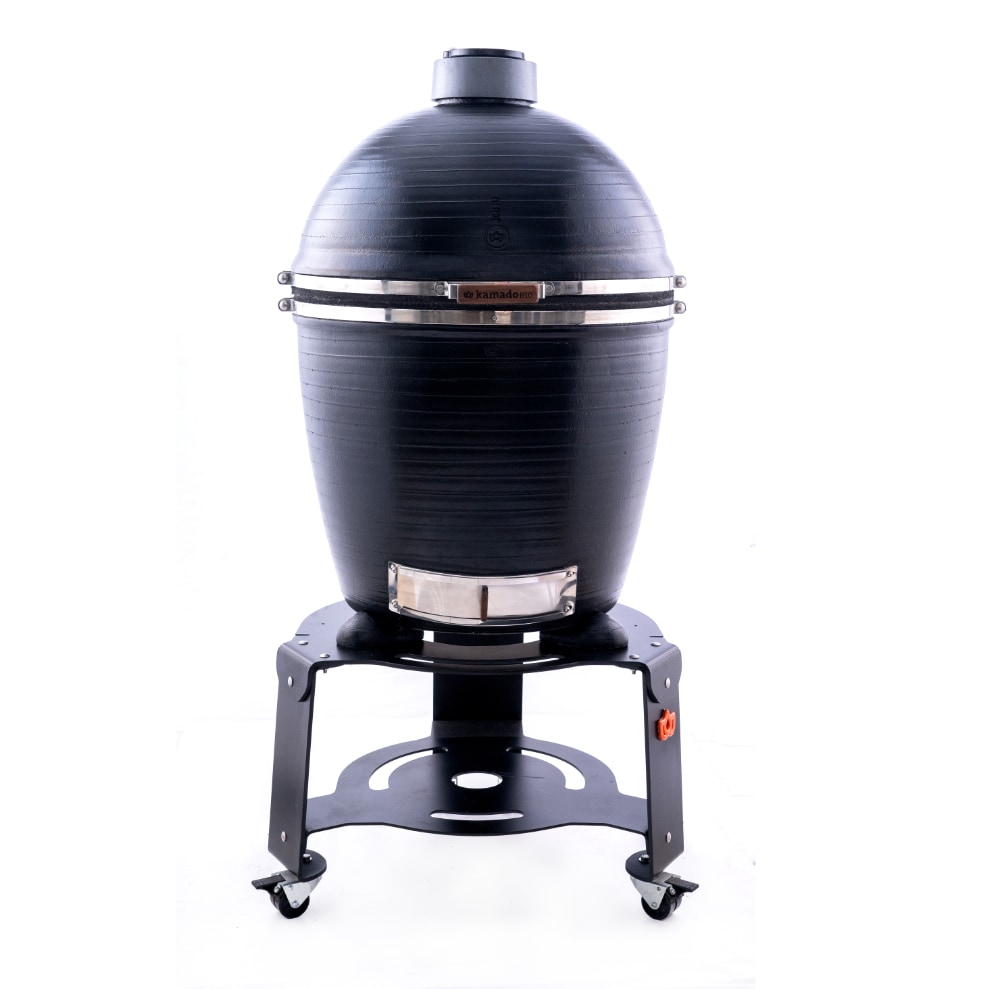 Barbacoa kamado B10 Grande RAL hecha a mano en terracota, 64 x 91 x 70 cm, 100 kg. Diámetro interior 53 cm.