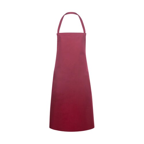 Basic Bib Apron Pinafore: One Size / Dark Red