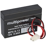thumbnail of Multipower Blei-Akku MP0,8-12AMP Pb 12V 0,8Ah