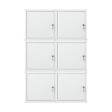 thumbnail of PROREGAL MegaDeal 6x Casier métallique verouillable CUBIC, HxLxP 35x35x35cm, Gris, Armoire à casier cube, consigne polyvalente, vestiaire