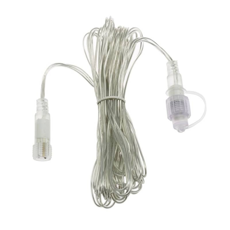 Rallonge 5 mètres câble transparent pour guirlande lumineuse 24V Lotti