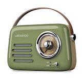 thumbnail of Radio Rétro portable Ledwood ALMA, FM, Bluetooth Entrée USB, Puissance 30W - Batterie 3,7V-1500mAh - Retro Vintage - Vert Olive