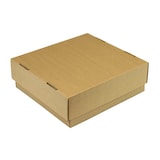 thumbnail of Stülpdeckelkarton, 325x300x80-150mm, Qual. 1.30B, braun, teleskopierbar,2-teilig, 50 Kartons