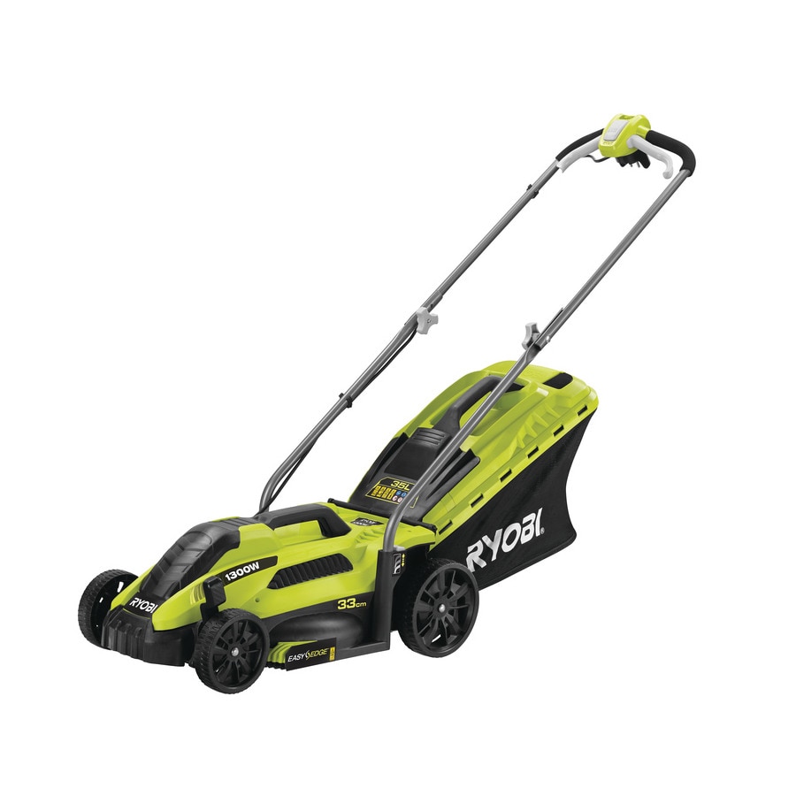 Ryobi RLM13E33S Schubrasenmäher AC Schwarz, Grün