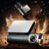 thumbnail of Dashcam 2K HD Vision Nocturne Double Enregistrement Avant Arrière 170° YONIS