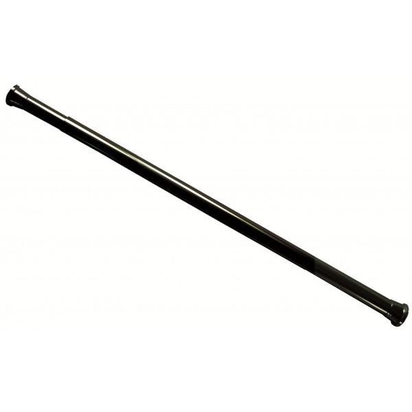 Alu Teleskopstange mini 45 - 65 cm schwarz Duschvorhangstange Klemmstange ** extra kurz**
