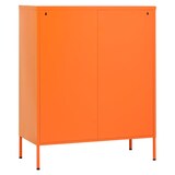 thumbnail of vidaXL Lagerschrank Orange 80x35x101,5 cm Stahl