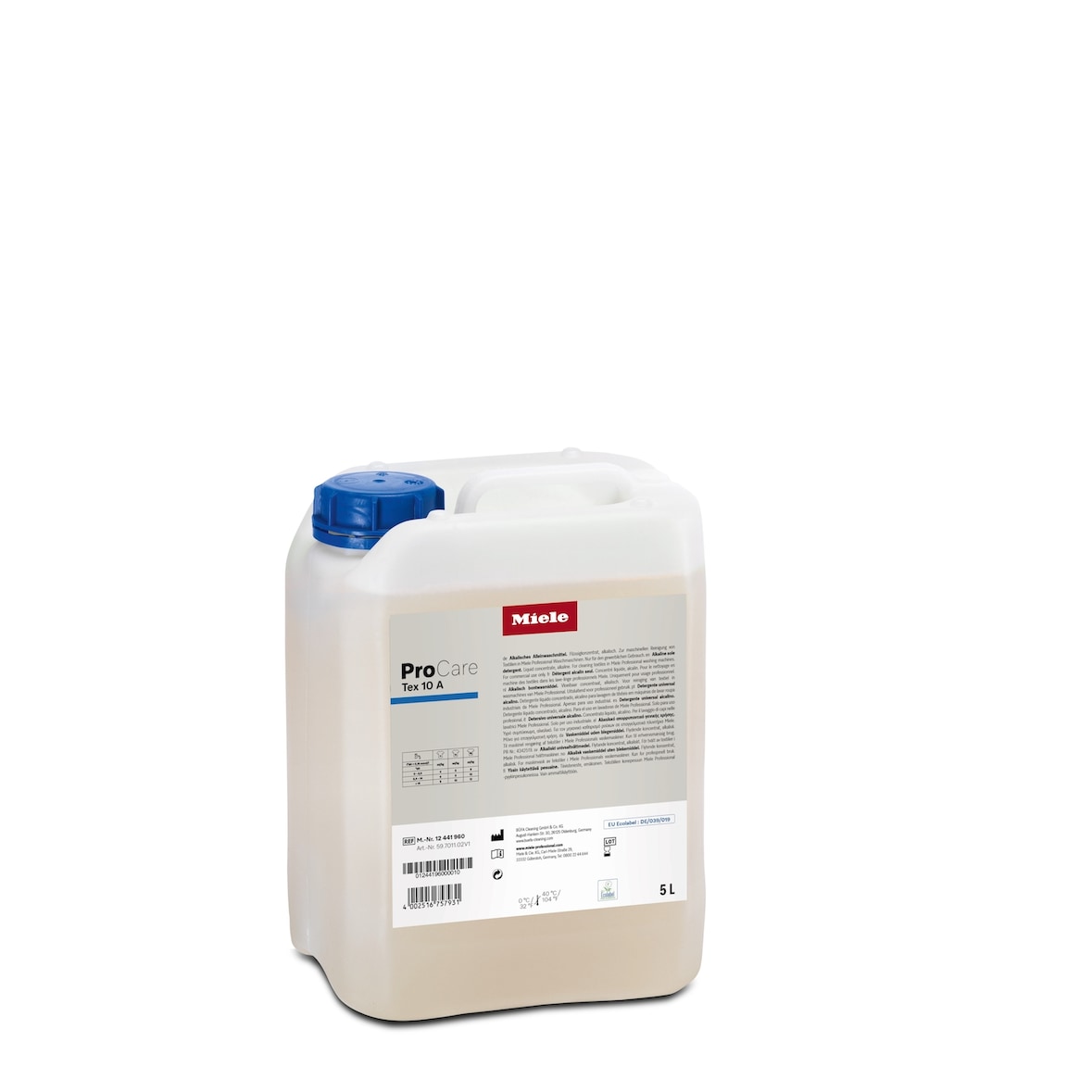 Miele Alleinwaschmittel ProCare Tex 10 A - 5 l V1