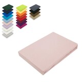 thumbnail of EXKLUSIV HEIMTEXTIL Jersey Spannbettlaken 120 x 200 cm Rosa 100% Baumwolle Öko - Tex Zertifiziert Bed-Sheet Bettlaken Spannbetttuch
