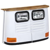 thumbnail of Helloshop26 - Aparador mueble consola mueble de almacenaje madera maciza de mango forma de camión blanco 4402169