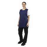 thumbnail of Overgooierschort met zak Whites marineblauw