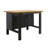 thumbnail of SimonRack Mesa de Trabajo Taller, 1200x750 mm, Cabina, Tablero MDF 35 mm, Capacidad Carga 600 kg, Antracita - BT-6