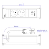 thumbnail of BACHMANN POWER FRAME 2xUTE 1xUSB A/C 22W 0,2m GST18
