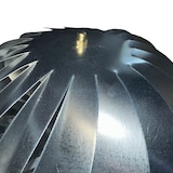 thumbnail of Fumaiolo comignolo girevole quadrato e rettangolare zincato - Base quadrata 22x22 cm