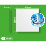 thumbnail of 3D LED Panel Deckenleuchte 3D-Bild blauer Himmel mit weißen Wolken