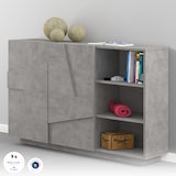 thumbnail of Web Furniture Ping Melaminico Mobile Ingresso 2 Ante 120cm   Cemento Bronx
