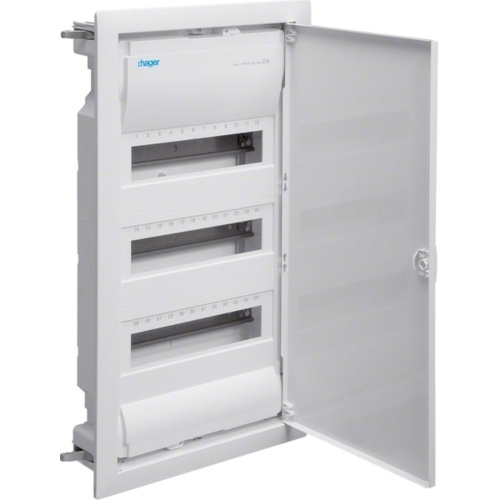 Hager Volta HW-Verteiler IP30 mit Tür 36 PLE 3-reihig