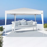 thumbnail of Cenador plegable y ajustable en altura 300x300x240/250 cm blanco Aktive