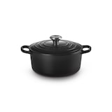 thumbnail of Le Creuset Signature Roaster round 24cm black Schwarz (21177240000430)