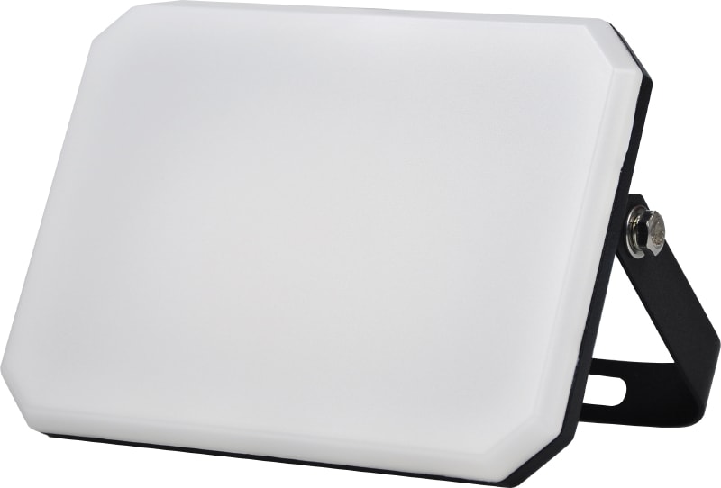 LED-Projektor Schwarz 230V 20W 4000K Abdeckung milchig 2000lm 112x80x25,5 mm
