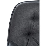 thumbnail of Lot de 2 Tabourets de bar Gibson avec Pieds en Métal Gris foncé/Tissu