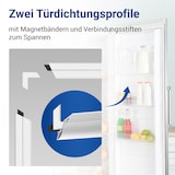 thumbnail of Türdichtung universell 1300x700mm Set zum Einklemmen in Kühlschrank