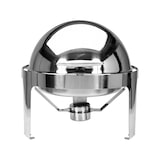 thumbnail of Gastro Speisenwärmer Runder Rolltop-Chafing Dish 6L aus Edelstahl