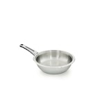 thumbnail of ECOVITAM – Poêle Inox 18/10 – Diamètre 20cm – Tous feux dont induction  - Fabriqué en Italie