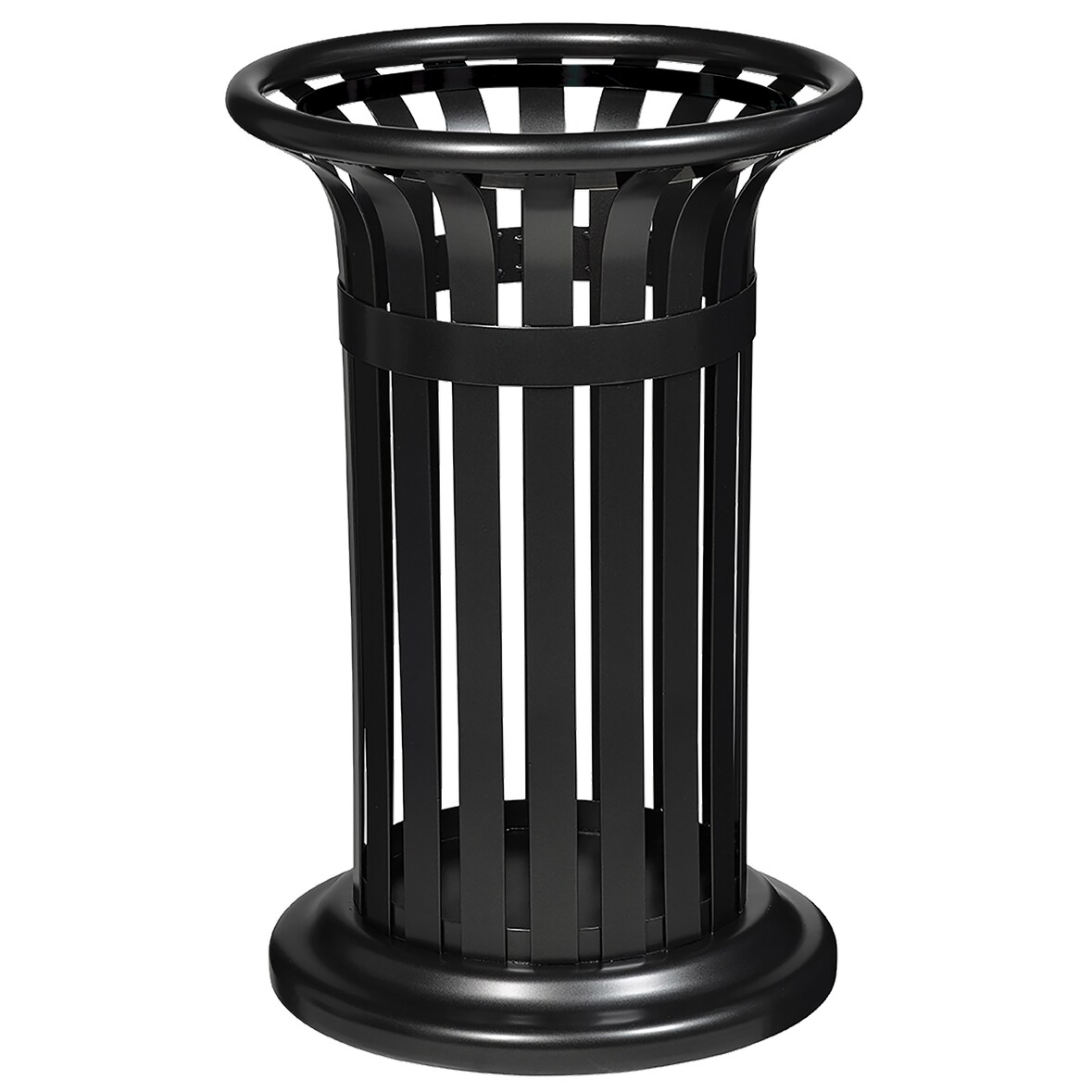 ROSSIGNOL Corbeille extérieure 60L TULIPE gris manganèse