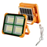 thumbnail of Faretto LED solare 200W, portatile per cantiere, patio, garage. 5 modalità di illuminazione con magnete e supporto. Ricaricabile via USB/Solare.