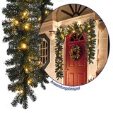 thumbnail of LED Tannengirlande Girlande Weihnachtsbeleuchtung 270cm Batterie