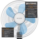 thumbnail of Brandson Standventilator Silent mit Fernbedienung und Display, mobiler Lüfter, Oszillation 80°, 60 Watt, Ventilator leise, Höhe verstellbar