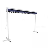 thumbnail of Ensemble store double pente 3x3 m et 4 dalles lestées bleu - Oviala